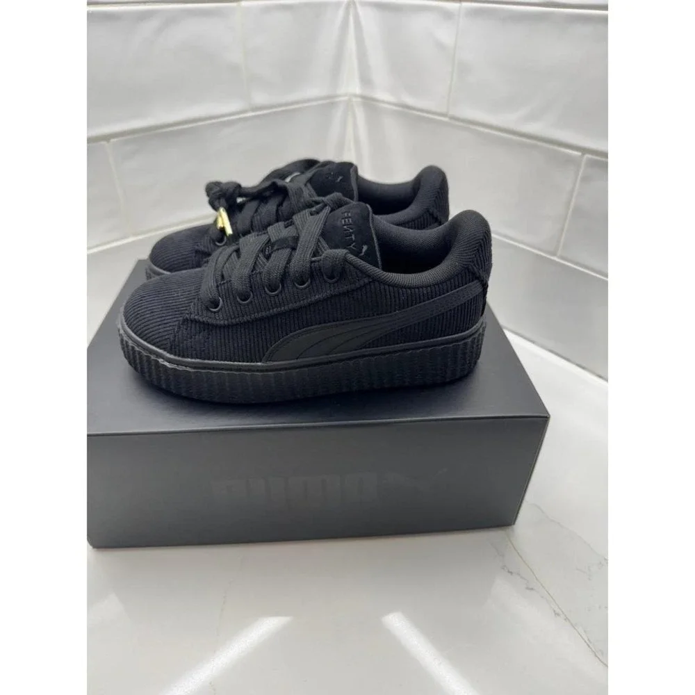 PUMA X Rihanna Fenty Creeper Phatty Corduroy Black‎ (399871-03) kids 3C